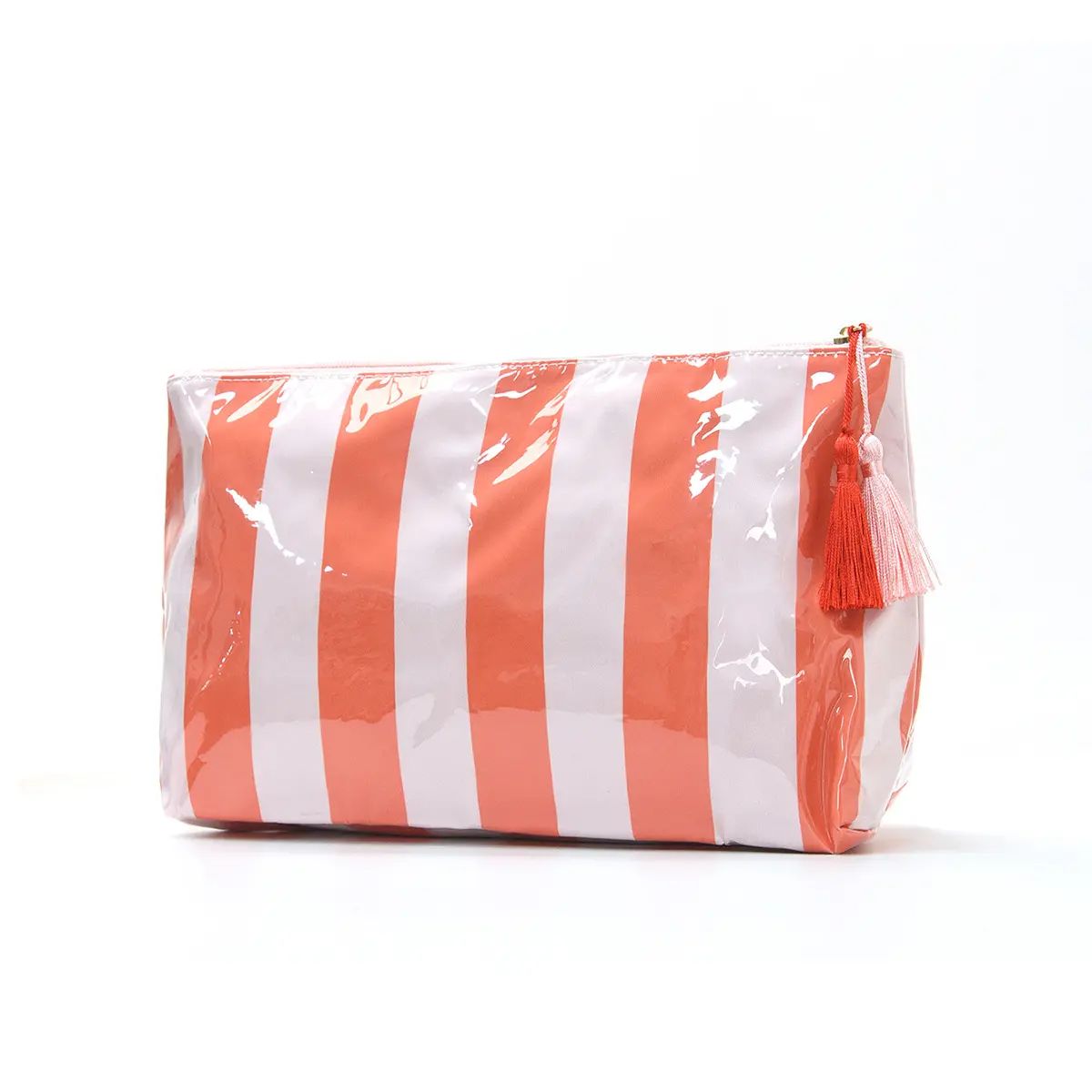 Striped Sunscreen Bag
