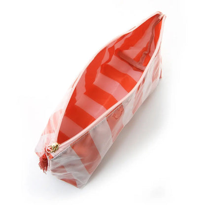 Striped Sunscreen Bag