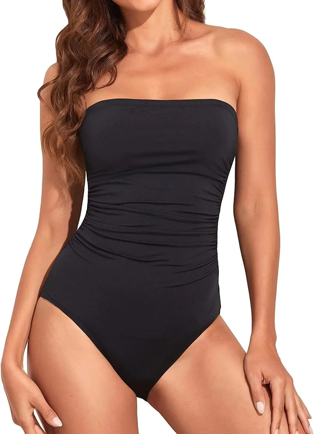 One-piece swimsuit detail view