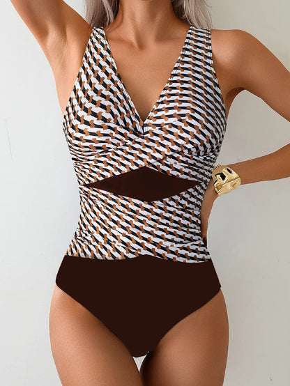 One-piece swimsuit detail view