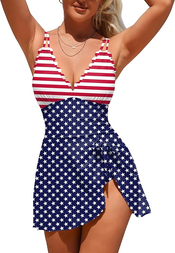 Swim dress in Red