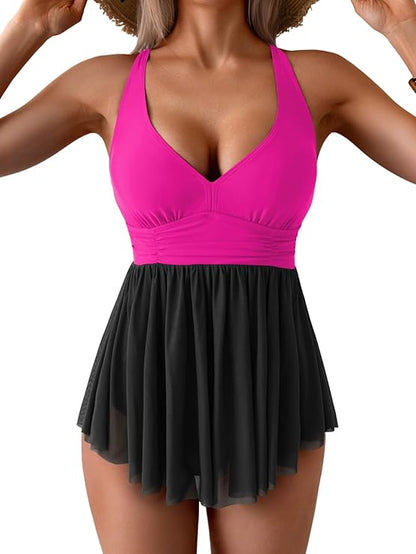 Close-up of the ruched waist
