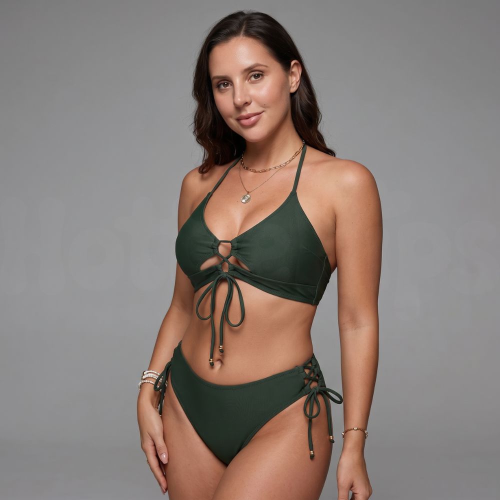 Bikini set shown on model