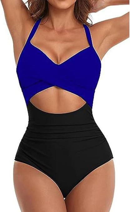 One-piece swimsuit detail view
