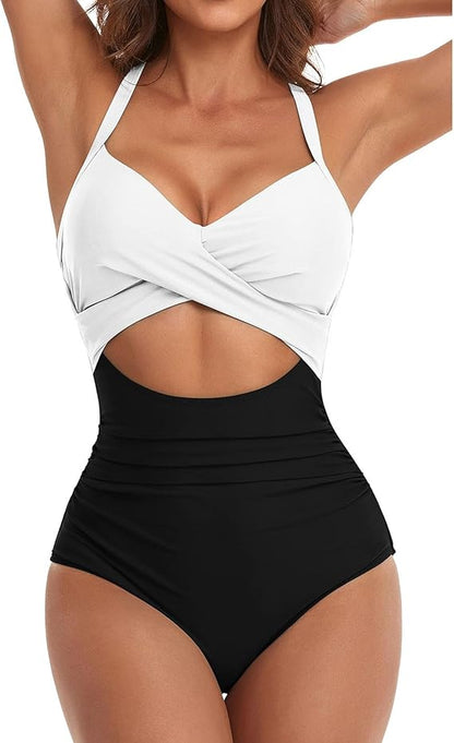 Close-up of the ruched waist