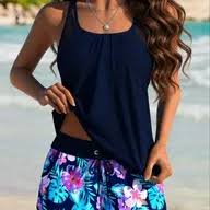 Swim dress tankini set detail view