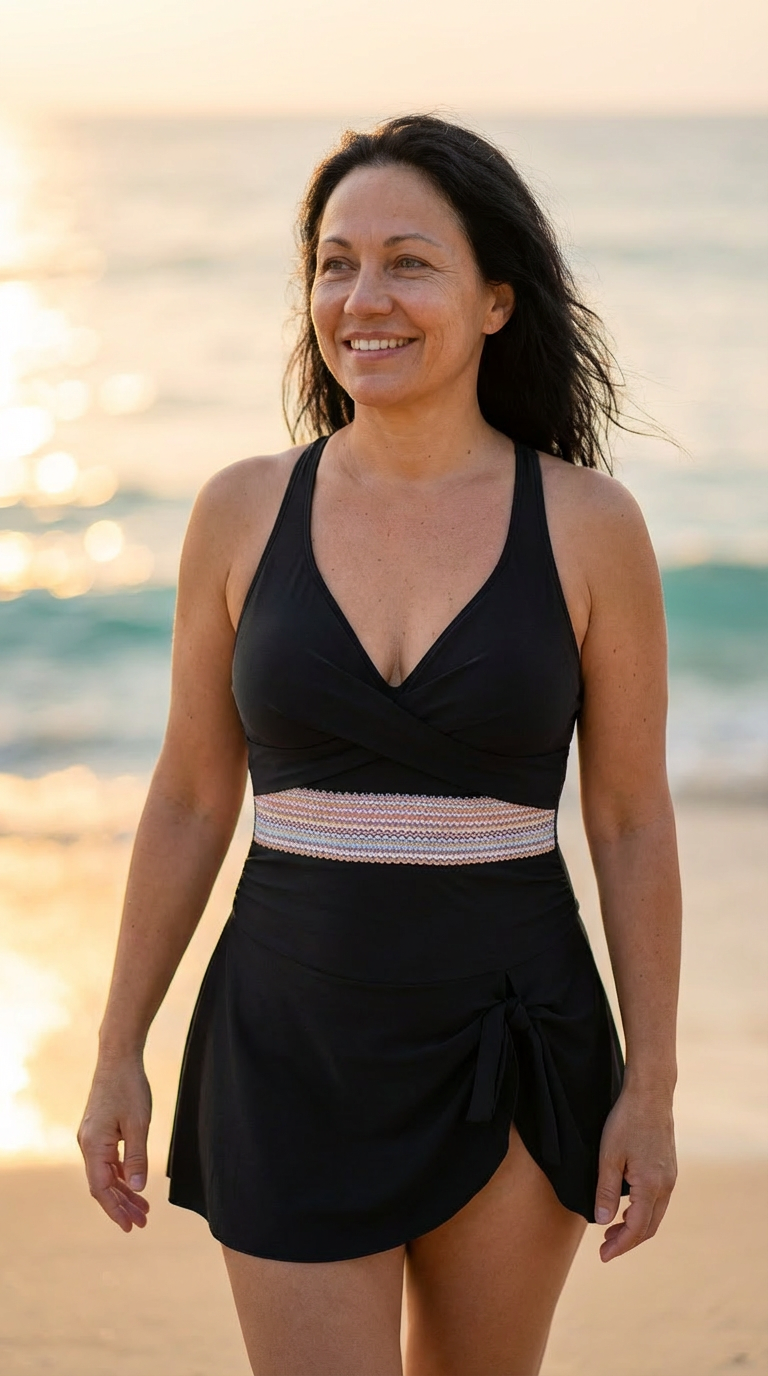 Swim dress detail view
