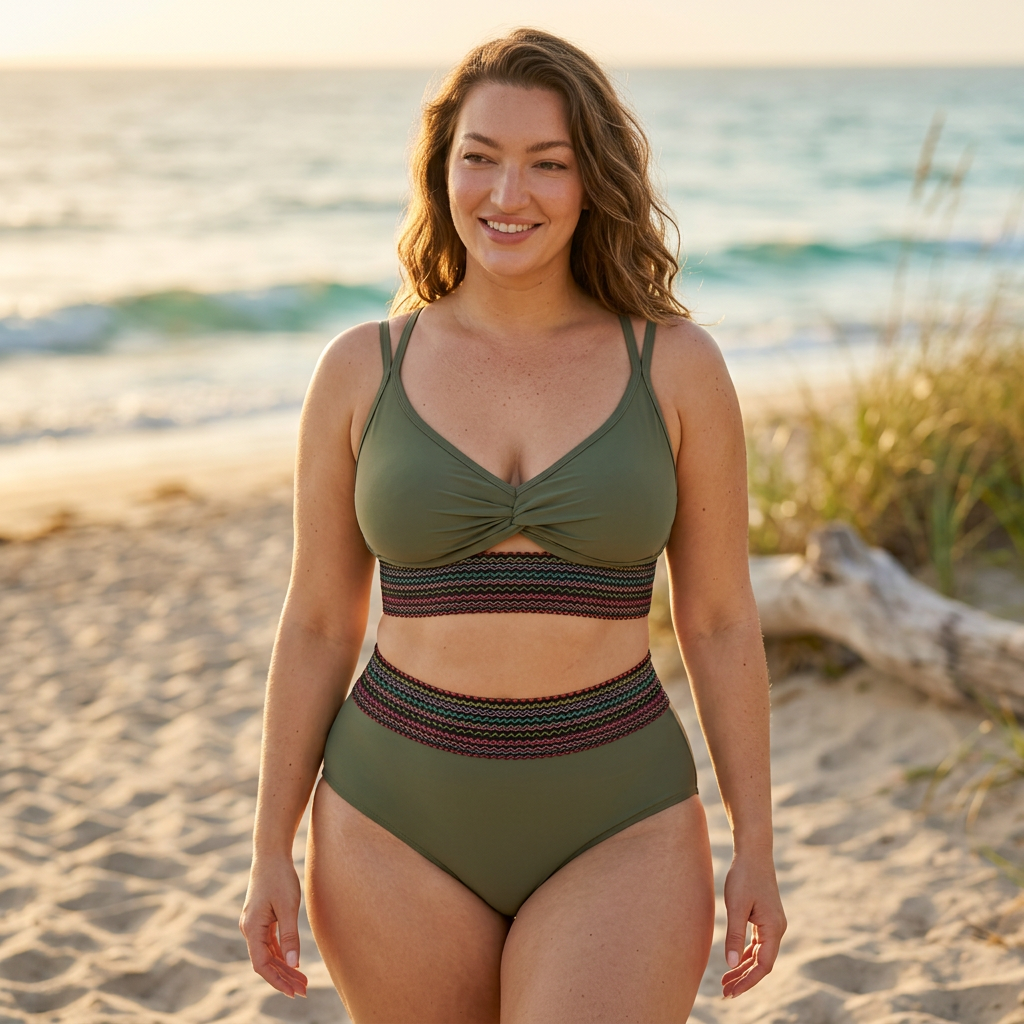 Bikini set shown on model