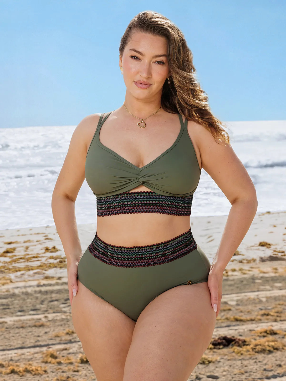 Bikini set full-length on model